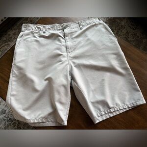 Men's Stylish Gray Flat Front Shorts